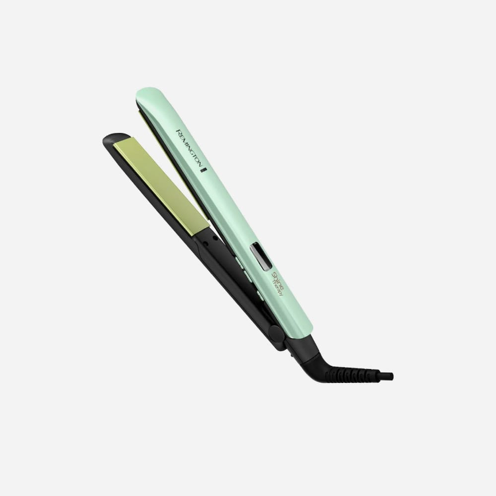 Plancha para el cabello aguacate y macad